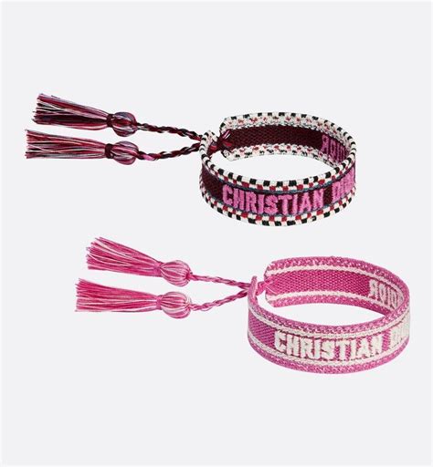 dior red rope bracelet|authentic christian Dior bracelets.